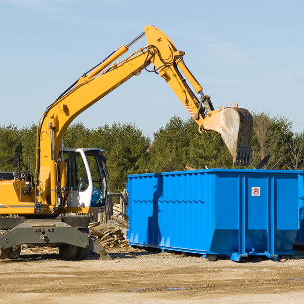 is there a minimum or maximum amount of waste i can put in a residential dumpster in Marion MI